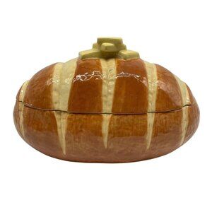 The Pottery Steak Restaurant Vintage Hawaiian Ceramic Cookie Jar MCM Collectible